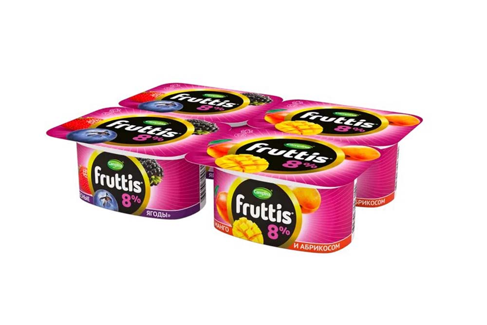 Йогуртный продукт Фруттис Абрикос Манго Лесные ягоды 8%115г