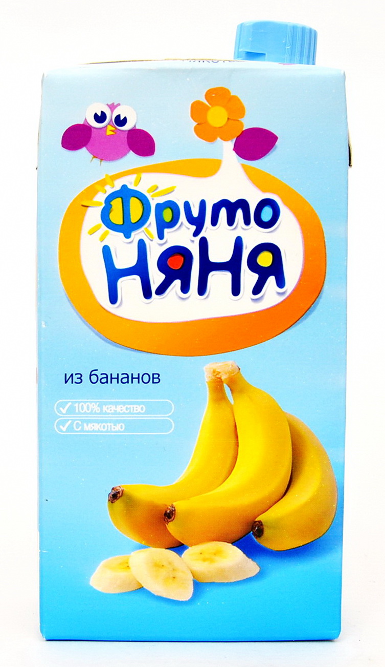 Нектар ФрутоНяня банан с мякотью 0,5л