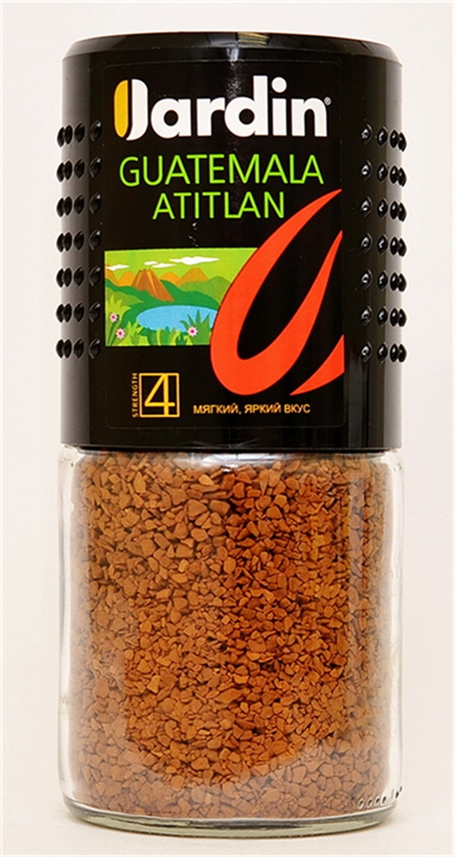 Кофе Жардин Гватемала Атитлан натуральный растворимый сублимированный ст/б 95г