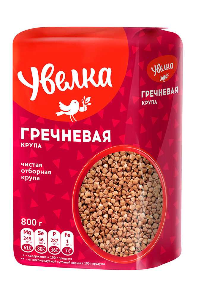 Крупа гречневая Увелка 800г