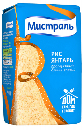 Рис Мистраль Янтарь 900г