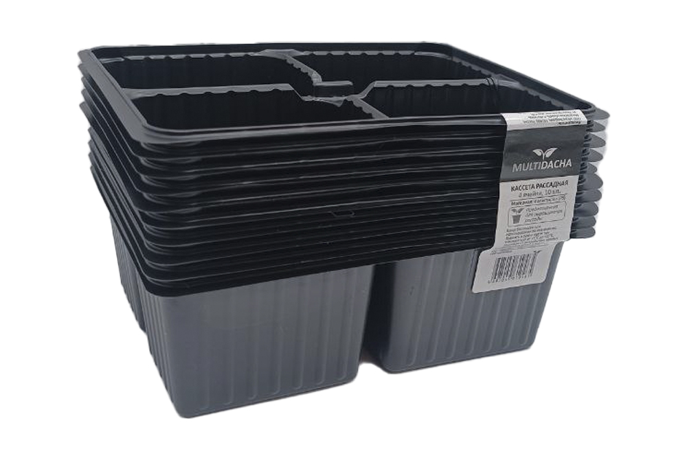 Кассета рассадная 4 ячейки 10шт