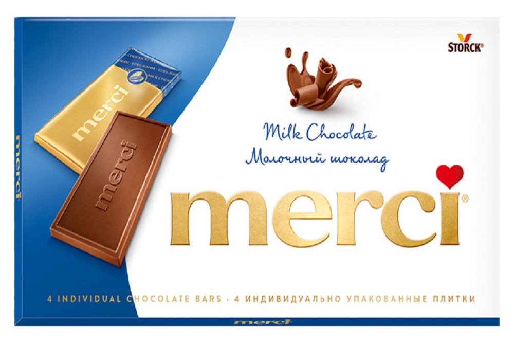 Шоколад Мерси молочный 100г