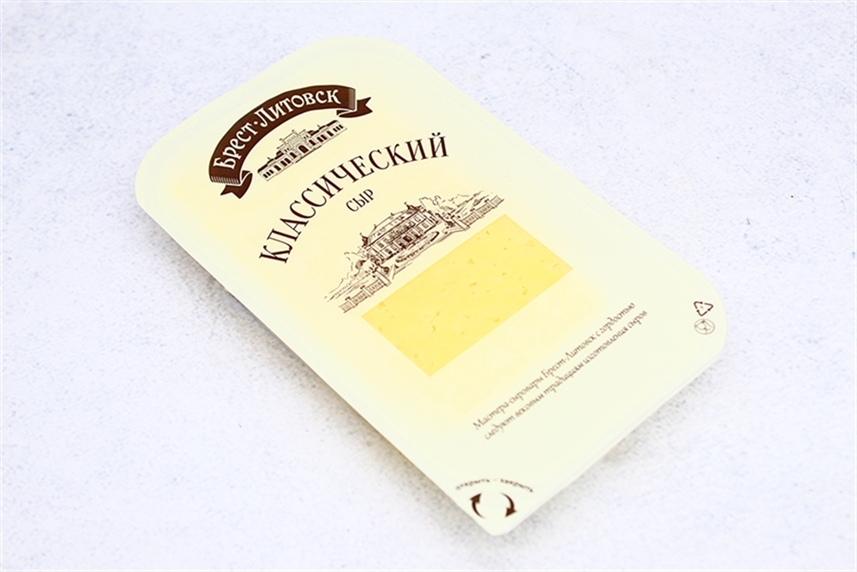 Сыр Брест-Литовск классический нарезка 45% 150г