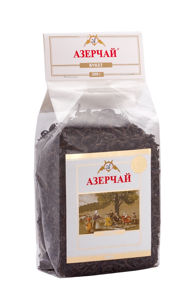Чай Азерчай Букет черный крупный лист м/у 200г