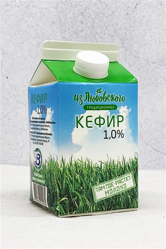 Кефир Из Любовского 1% т/п 450г