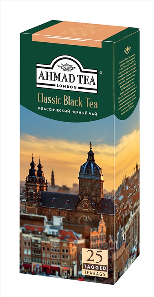 Чай Ахмад Ти Классический черный 25 пакетиков