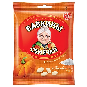 Семечки Бабкины тыквенные отборные солёные 70г