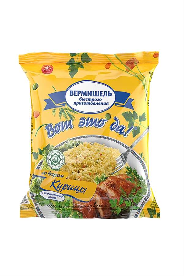 Вермишель Вот Это Да со вкусом курицы 45г