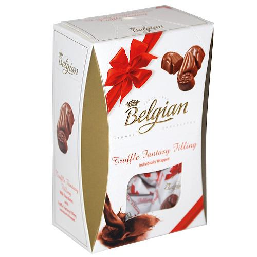 Конфеты Бельгиан Дары моря молочный шоколад и трюфельная начинка 135г