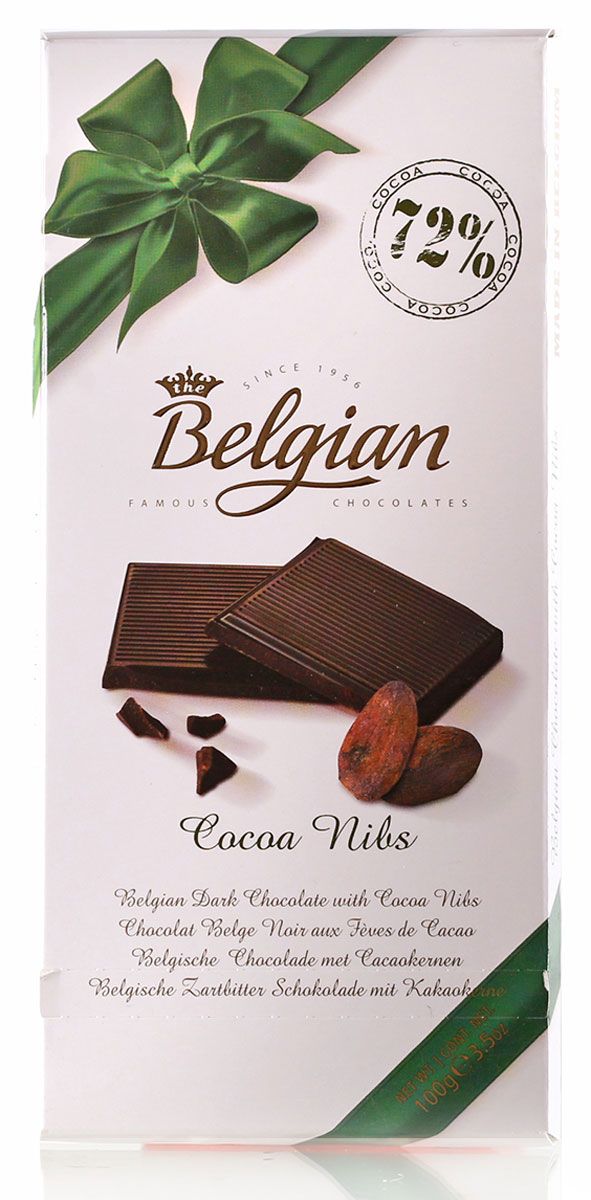 Шоколад Бельгиан горький 72% какао 100г