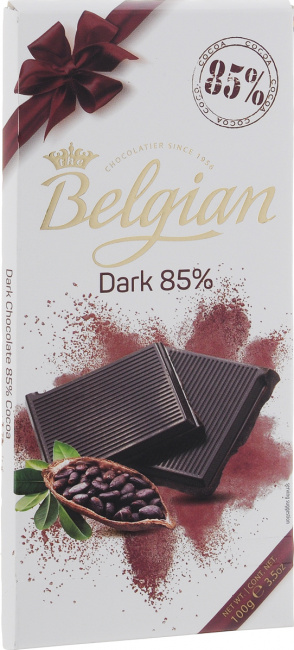 Шоколад Бельгиан горький 85% какао 100г