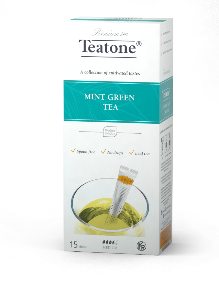 Чай Титон зеленый с мятой 15 стиков