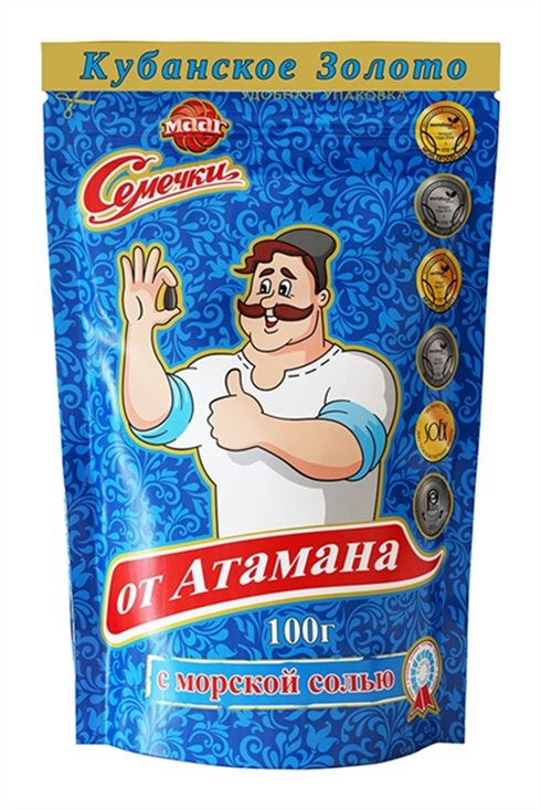 Семечки от Атамана с морской солью 100г