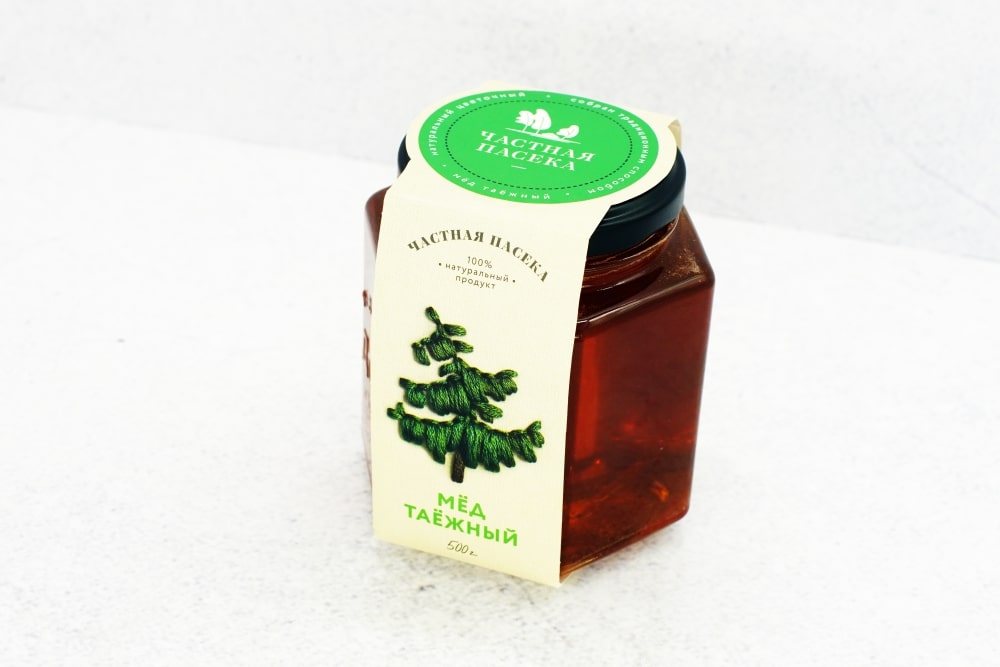 Мед Частная пасека таежный ст/б 500г