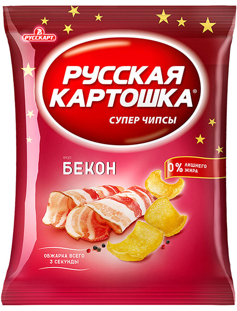 Чипсы Русская картошка бекон 80г