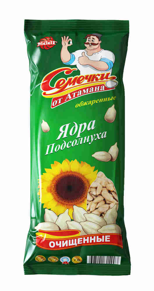 Семечки от Атамана очищенные обжаренные 75г