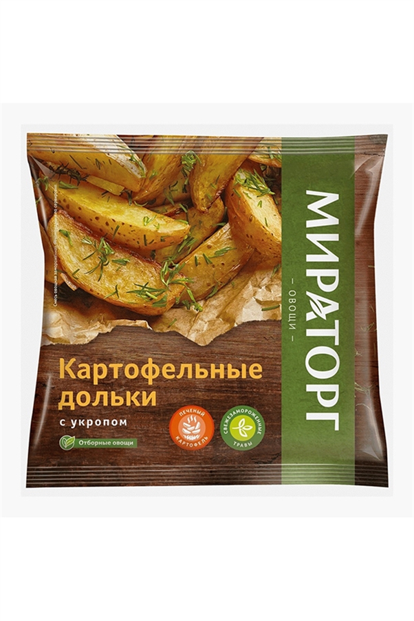 Картофельные дольки Мираторг с укропом свежемороженная  400г