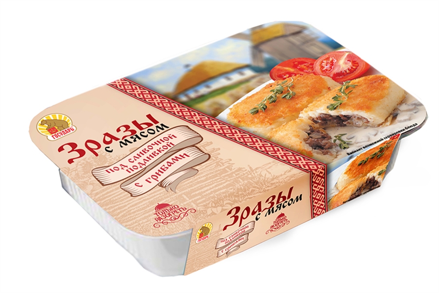 Зразы с мясом и сливочной подливой с грибами Государь замороженные 300г