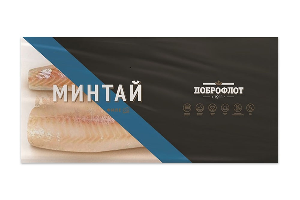Минтай Доброфлот Филе св/м б/к 400г