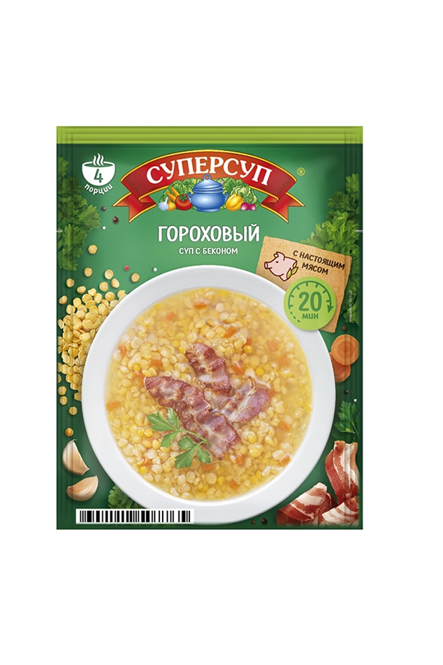 Суперсуп Гороховый с беконом 70г
