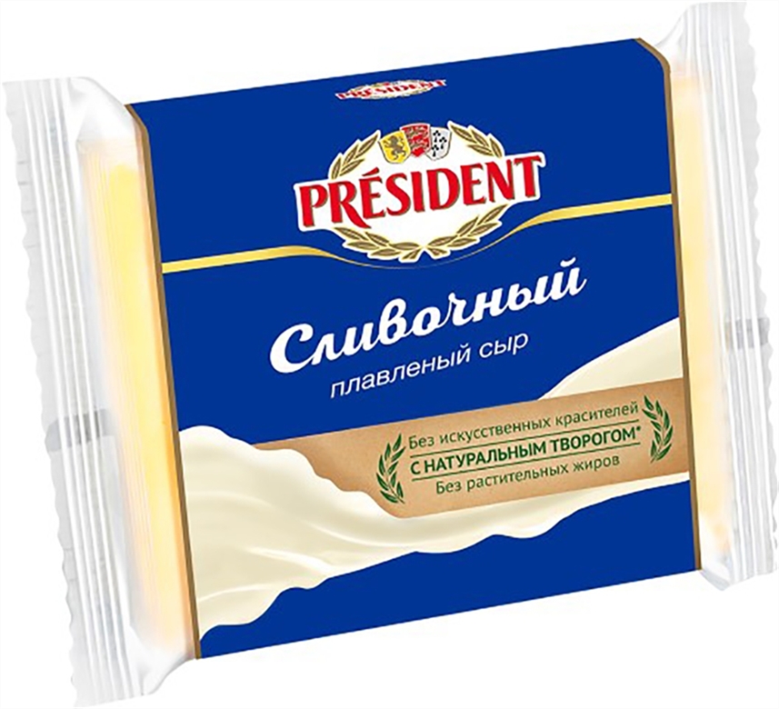Сыр плавленный Президент Сливочный 40% 150г