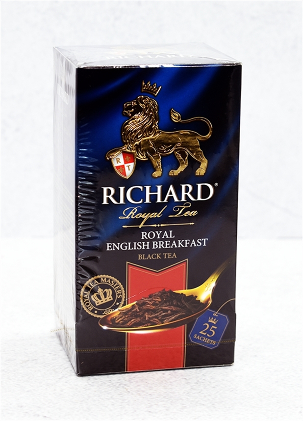 Чай Ричард Роял Инглиш Брекфаст черный 25 пакетиков