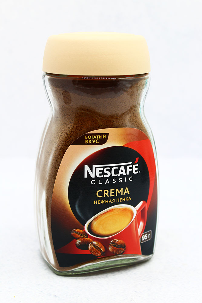 Кофе Нескафе Классик Крема растворимый ст банка 95г