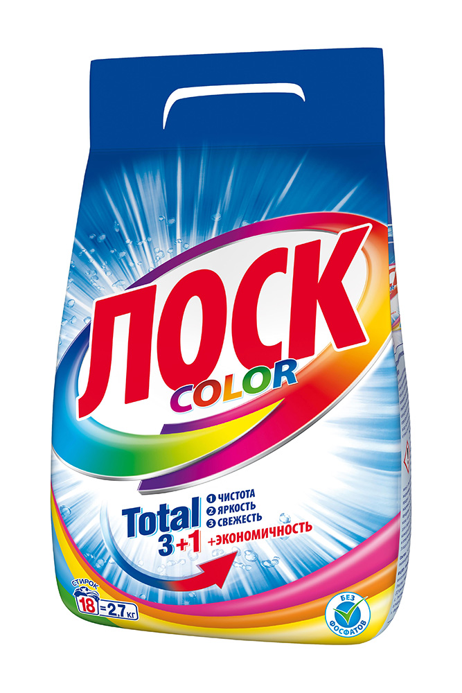 Порошок стиральный Лоск Колор Автомат 2,7кг
