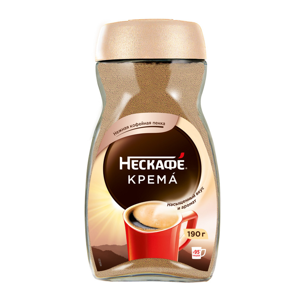 Кофе Нескафе Классик Крема растворимый  ст/б 190г