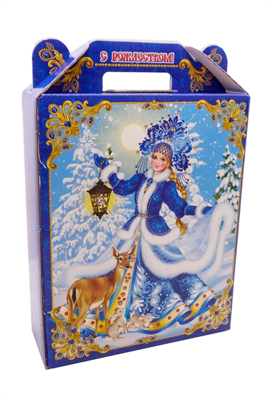 Упаковка Коробка Снежный праздник с анимацией