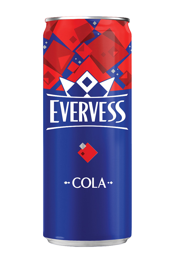 Напиток Эвервесс Кола безалкогольная сильногазированная  0.33л