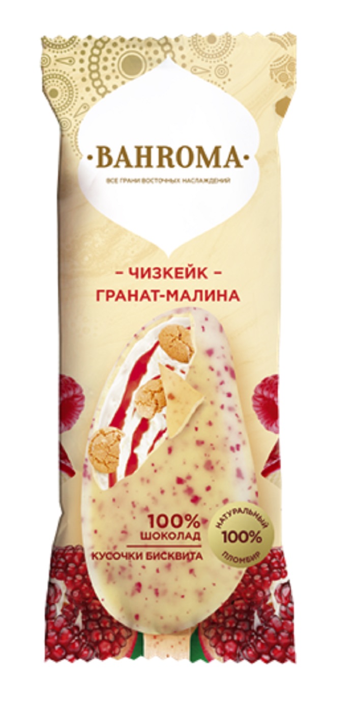 Мороженое Бахрома чизкейк гранат/малина эскимо 75г