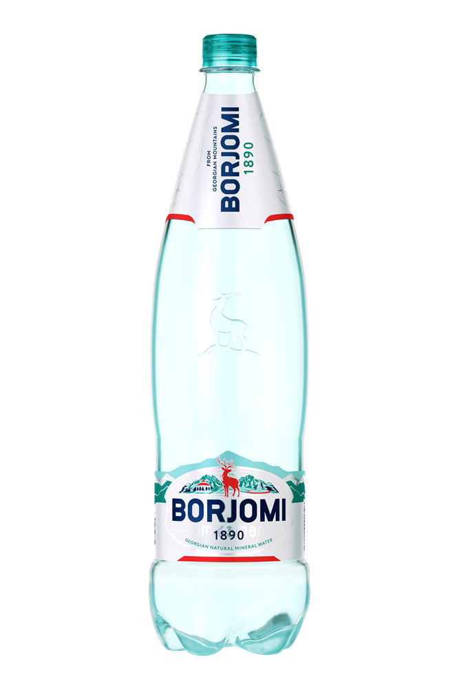 Вода Боржоми минеральная лечебно-столовая газированная ПЭТ 1,25л