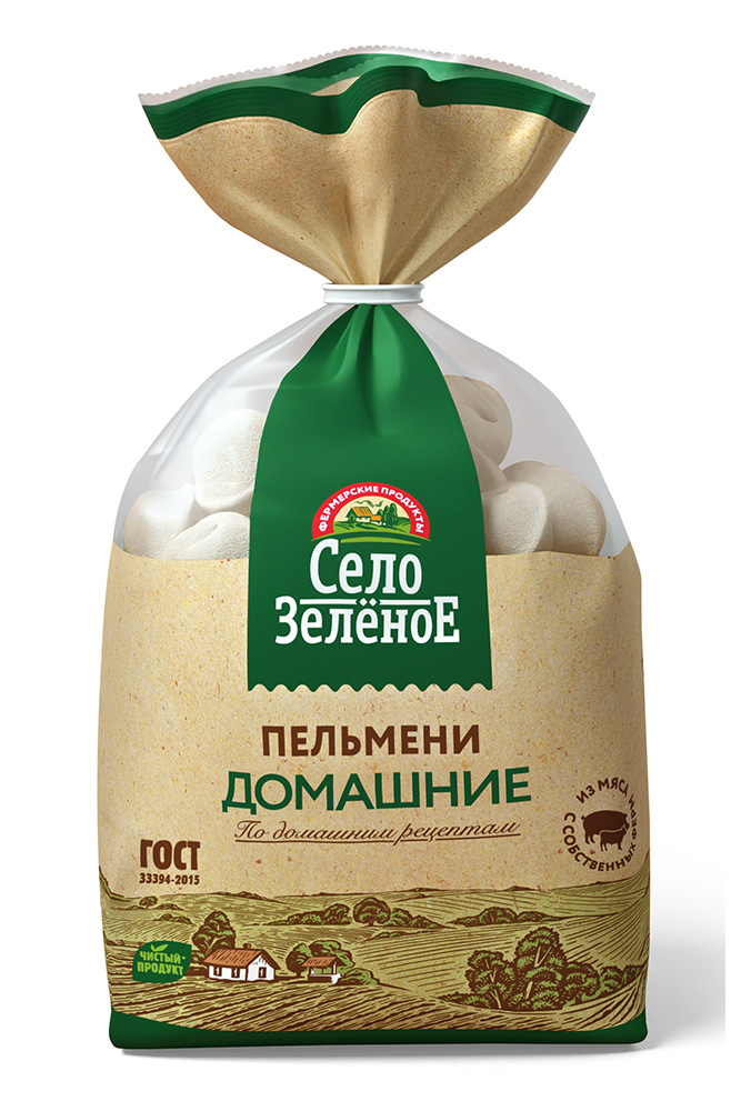 Пельмени Село Зеленое Домашние 400г