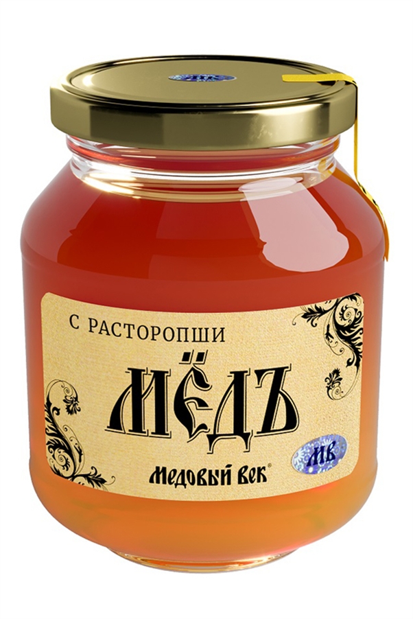 Мёд Медовый век натуральный  с расторопши 450г