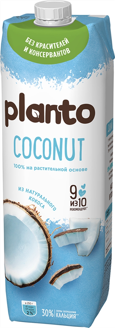 Напиток Планто кокосовый с рисом 1000мл