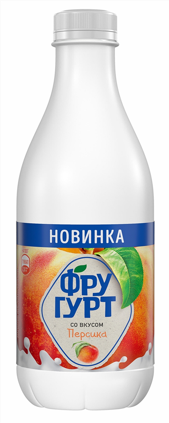 Йогурт питьевой  Фругурт персик 950г