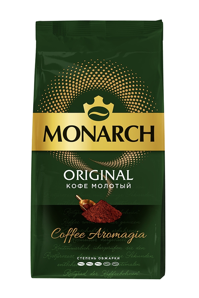 Кофе Монарх натуральный молотый 230г