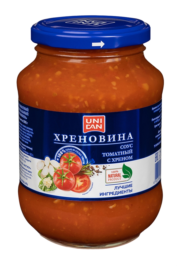Соус ЮниДан Хреновина ст/б 500г