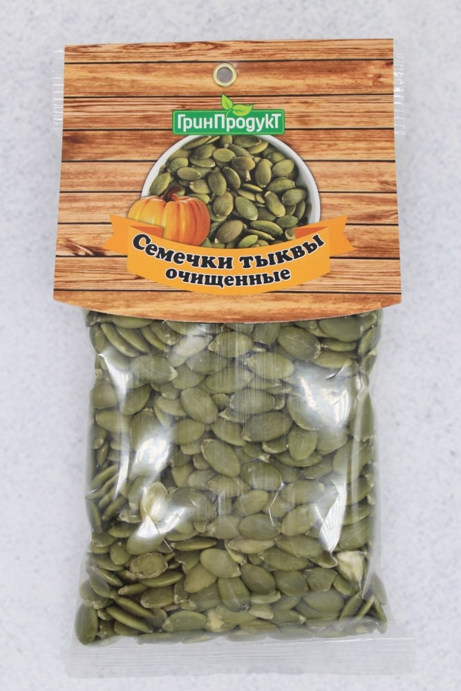 Семечки Гринпродукт тыквенные очищенные 100г