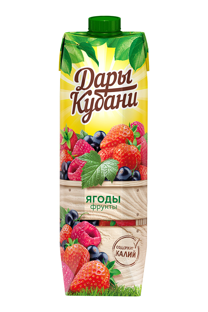 Нектар Дары Кубани ягоды и фрукты 0,95л