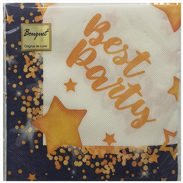 Салфетки бумажные двухслойные Пати 33смх33см 20шт