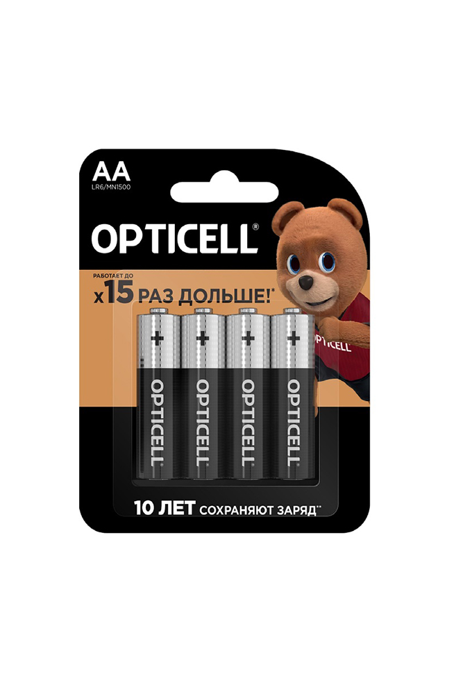 Батарейки Оптиселл Бэйсик АА 4шт