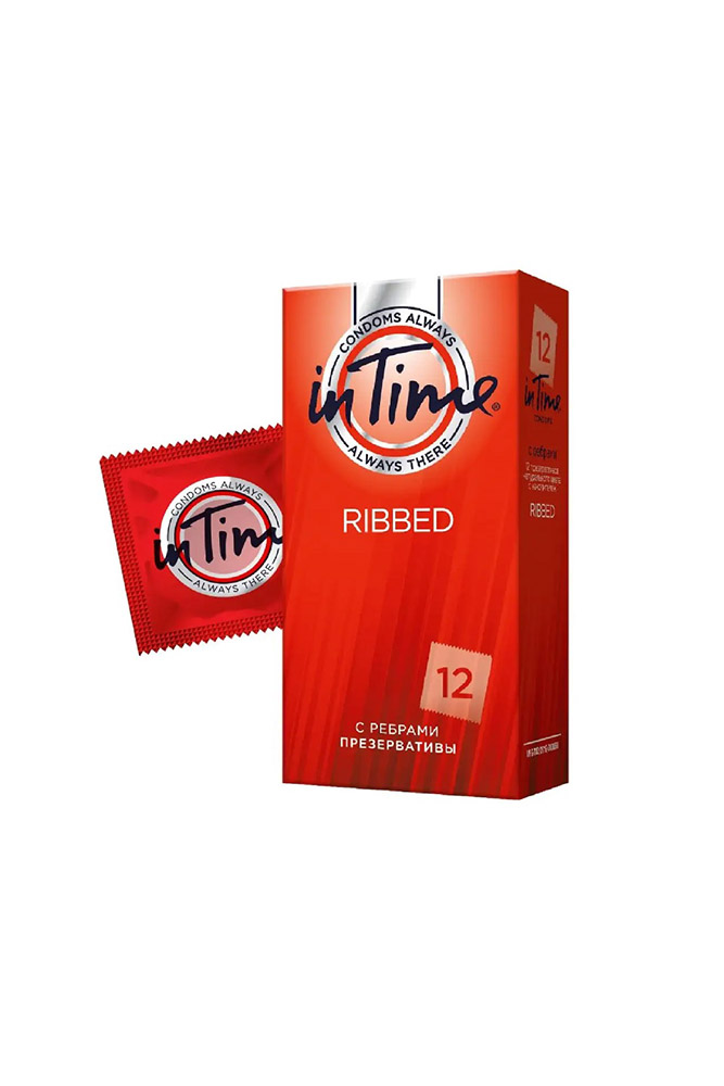 Презервативы ИнТайм Рибед 12шт