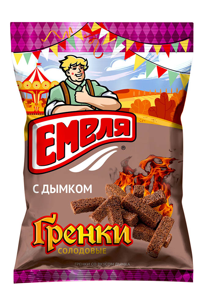 Гренки Емеля Дымок 60г