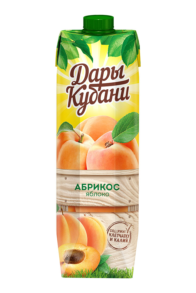 Нектар Дары Кубани яблоко и абрикос 0,95л