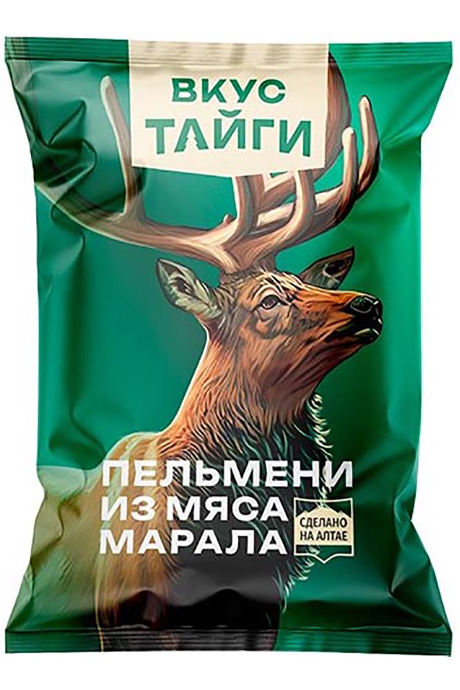 Пельмени Меленка Вкус тайги мясо марала 800г