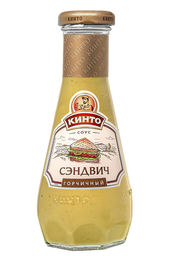 Соус Кинто горчичный сэндвич 280гр