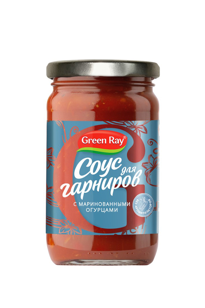 Соус Грин Рэй для гарниров с маринованным огурцом 360г